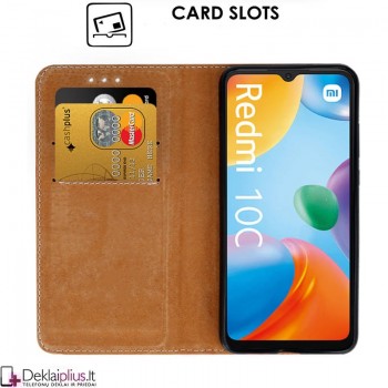 Telone grynos odos dėklas - raudonas (telefonams Xiaomi Redmi 10C)